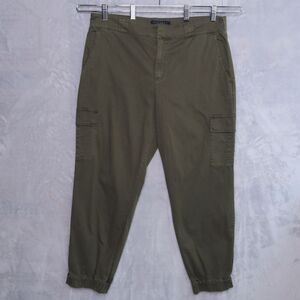 SANCTUARY Army Green Commander Cargo Jogger Pants Size 32 Cotton Stretch REVOLVE